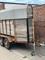 Oude paardentrailer 1paard, Ophalen