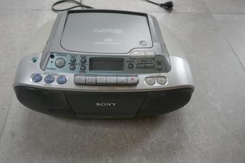 sony radio - cd - cassette cfd-so3cpl boombox