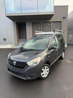 Dacia dokker/2019/42.000km/1.6 benzine/75kw/euro 6c/, Auto's, Zwart, Dakrails, Bedrijf, Handgeschakeld