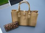 handtas met beurs, Handtassen en Accessoires, Tassen | Damestassen, Ophalen, Nieuw, Beige, Handtas