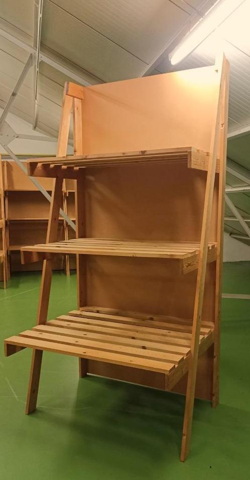 Grote stevige houten schappen (meerdere foto's), Zakelijke goederen, Kantoor en Winkelinrichting | Magazijn, Stelling en Opslag