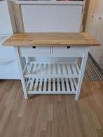 IKEA Forhoja Roltafel/Dessertes pour cuisine, Ophalen, Gebruikt, 100 tot 150 cm, Overige houtsoorten