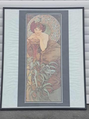 ancienne affiche mucha beschikbaar voor biedingen