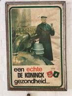 Vintage reklamebord van Brouwerij De Koninck, Gebruikt, Ophalen of Verzenden, De Koninck