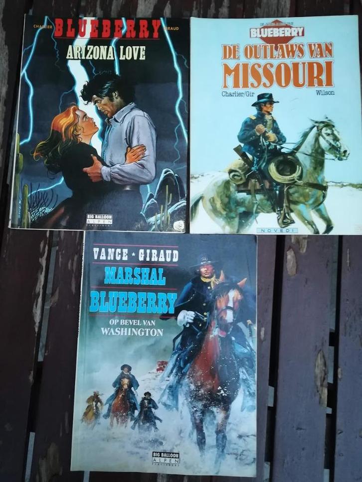 Strip Blueberry + Nero + Bessy + Jeremiah + Familie Backelja, Boeken, Stripverhalen, Gelezen, Meerdere stripboeken, Ophalen of Verzenden