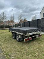 Geremde aanhangwagen dubbelas 2000kg, Ophalen of Verzenden, Zo goed als nieuw