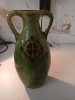 Vaas groen keramiek, Ophalen of Verzenden