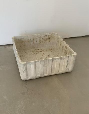 Jardiniere fibrociment vintage, Enlèvement, Utilisé