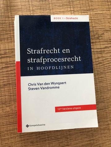 Strafrecht en strafprocesrecht in hoofdlijnen. Deel 1: Straf beschikbaar voor biedingen