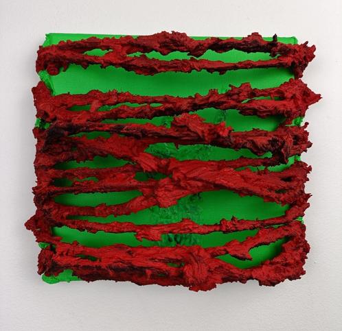 Stop/Go, Antiek en Kunst, Kunst | Schilderijen | Abstract, Ophalen of Verzenden