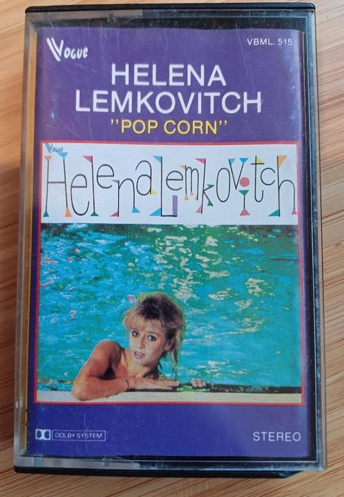 K7 Helena Lemkovitch POPCORN Lou Deprijck CASSETTE 1981, Cd's en Dvd's, Cassettebandjes, Zo goed als nieuw, Origineel, Pop, 1 bandje