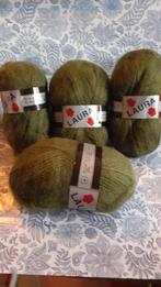 4 pelotes de laine verte 50gr 150m, Hobby en Vrije tijd, Breien en Haken, Ophalen of Verzenden, Nieuw, Naald