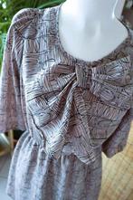 leuk feestelijk zilver getinte bijzondere jurk, Blush, Beige, Ophalen of Verzenden, Zo goed als nieuw