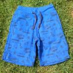 Blauwe surfshort, jogging short - maat 116, Enlèvement ou Envoi, Comme neuf, Garçon ou Fille, Pantalon