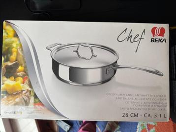 Beka Chef sauteerpan 28 cm, nieuw beschikbaar voor biedingen
