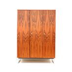 Vintage palissander kledingkast kast jaren '60 '70 design, Verzenden