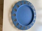 Dienblad Alessi blauw, Ophalen, Gebruikt, Rond, Metaal