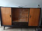 vintage buffetkast, Huis en Inrichting, Ophalen, Gebruikt, Glas, 100 tot 150 cm