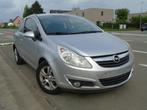 Opel Corsa 1.2i BENZINE *07/2008 *AIRCO *LEZ OK, Auto's, Stof, Zwart, 1229 cc, Bedrijf