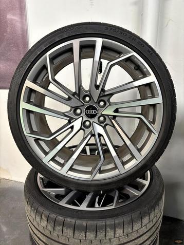 20 inch 5x112 Origineel Audi RS4 (Motor Sport) Velgen + Cont beschikbaar voor biedingen