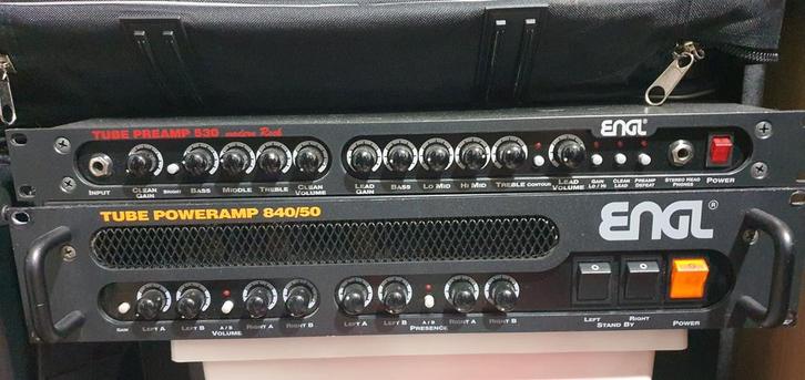 ENGL-bundel — Poweramp E840/50 + voorversterker E530 Modern, Muziek en Instrumenten, Versterkers | Bas en Gitaar, Gebruikt, Ophalen