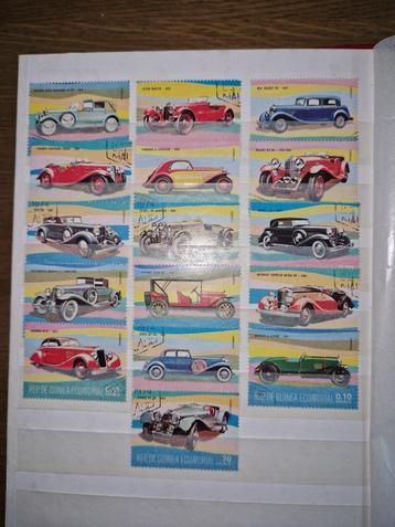 Postzegels van Oldtimers , auto's , voertuigen beschikbaar voor biedingen