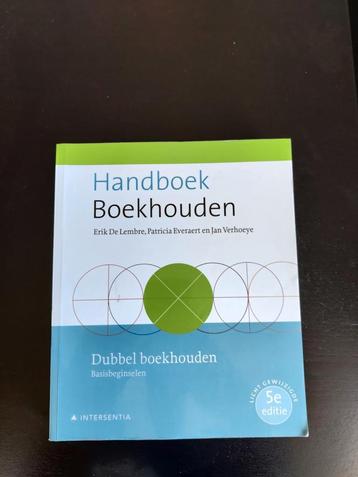 Handboek Dubbel boekhouden beschikbaar voor biedingen
