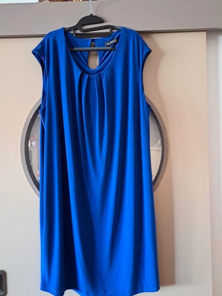 Verpass, blauwe jurk, 52 / 54, Kleding | Dames, Grote Maten, Zo goed als nieuw, Jurk, Blauw, Ophalen of Verzenden
