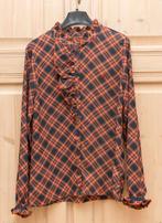 Geruite meisjes blouse van Nono, maat 134-140, Kinderen en Baby's, Kinderkleding | Maat 134, Meisje, Overhemd of Blouse, Ophalen of Verzenden