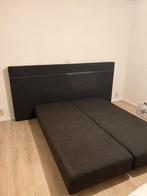 Boxspring Velda 160x200, Huis en Inrichting, Ophalen, Gebruikt, Bruin, Tweepersoons
