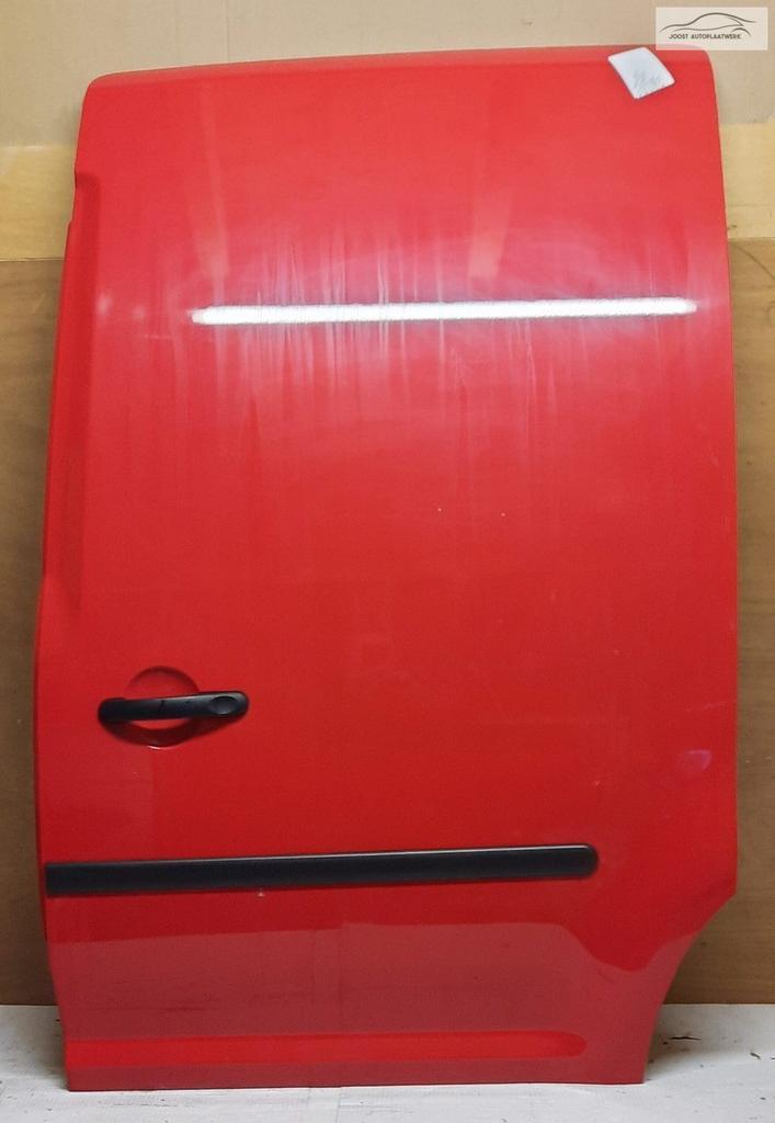 Schuifdeur links kompleet VW Caddy 2K vanaf 2004 Tornadorood, Auto-onderdelen, Carrosserie, Deur, Volkswagen, Links, Gebruikt