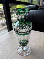 Antieke Art Deco Geslepen Kristallen Vaas van Val St Lambert, Ophalen