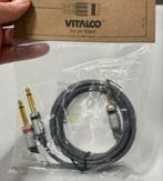 VITALCO 3.5mm 6.35mm x2 Cable 1.5m Splitter Mini Jack kabel, Ophalen of Verzenden, Nieuw