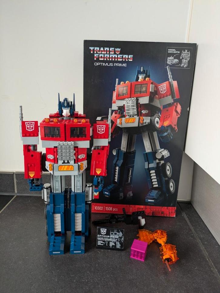 Lego Optimus Prime 10302, Enfants & Bébés, Jouets | Duplo & Lego, Comme neuf, Lego, Ensemble complet, Enlèvement ou Envoi