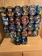 Pokemon tin doosjes gevuld met kaarten voor Sint of kerst, Hobby en Vrije tijd, Ophalen, Zo goed als nieuw, Booster