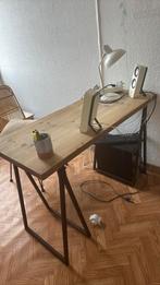 Bureau style industriel, Huis en Inrichting, Tafels | Eettafels, Ophalen, Gebruikt, 50 tot 100 cm, 150 tot 200 cm