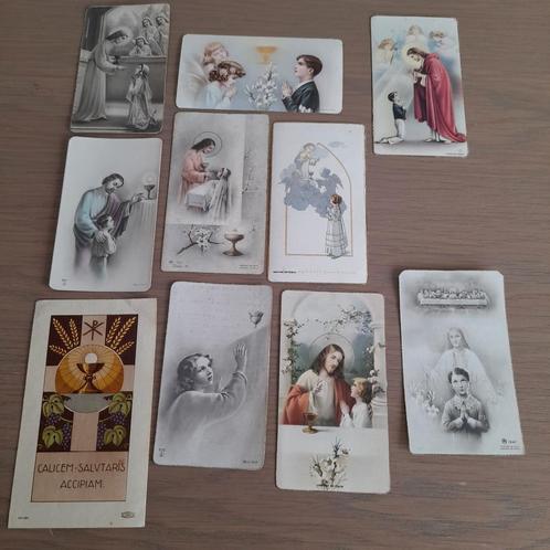 34 Communieprentjes jaren 1940 - 1949  ( lot 2), Verzamelen, Foto's en Prenten, Prent, Ophalen of Verzenden