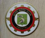 Auto badge plaatje Auto Moto Club Hechtel jaren 60/70, Enlèvement ou Envoi, Comme neuf, Voitures