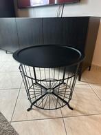 Ikea opbergtafel zwart, Huis en Inrichting, Tafels | Bijzettafels, Ophalen, Zo goed als nieuw