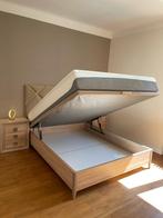 Boxspring met opbergruimte matras en nachtkastjes, Huis en Inrichting, Ophalen, Nieuw