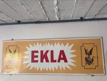 Plaque Emaillé bière ekla, Enlèvement