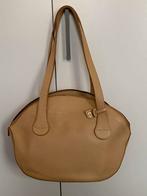 Vintage leren handtas, prijs: 80€, Handtassen en Accessoires, Tassen | Damestassen, Ophalen of Verzenden, Gebruikt, Beige, Handtas