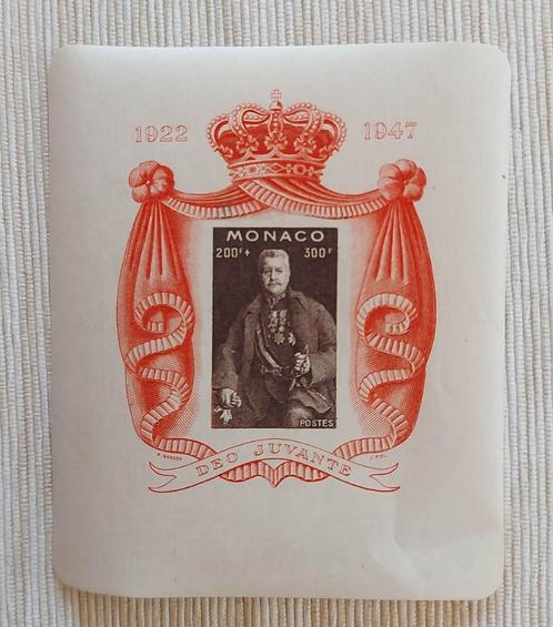 Monaco 1947 - 25ème Anniversaire Règne Prince Louis II, Postzegels en Munten, Postzegels | Thematische zegels, Postfris, Koningshuis