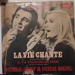 Vinyl 45trs- nicole josy,Hugo sigal- la vie chante eurovisio, Ophalen of Verzenden