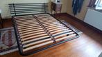 bed+lattenbodem, Huis en Inrichting, Ophalen, Zwart, Tweepersoons, Zo goed als nieuw