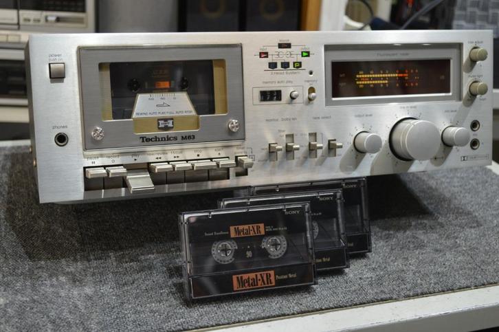 TECHNICS RSM63  CASSETTEDECK 3koppen, Audio, Tv en Foto, Cassettedecks, Enkel, Overige merken, Ophalen of Verzenden
