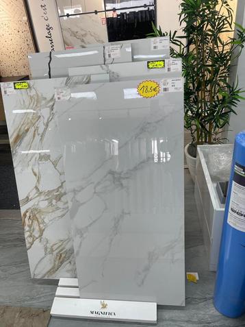 ✅Carrelage marbré 60x120 & 60x60 POLI rectifié 1er choix ‼️ beschikbaar voor biedingen