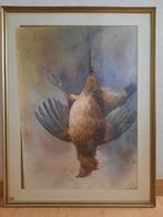 Fazant in aquarel (Luc Maes), Antiek en Kunst, Ophalen