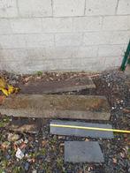 5 seuils en pierre bleue, Jardin & Terrasse, Traverses & Bordures, Enlèvement, Utilisé