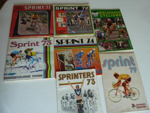 Albums Panini Sprint 71, 72, 73, 74 +autres + rare, Cyclisme, Collections, Articles de Sport & Football, Utilisé, Livre ou Revue